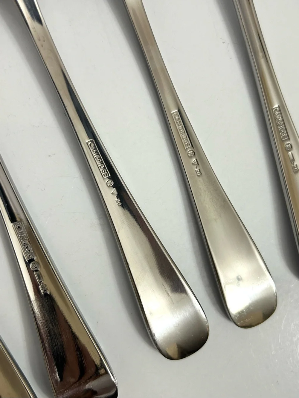 Cambridge Stainless Flatware Lot Pepino Glossy Replacement lot of 9 Spoon & Fork